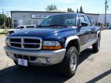 2004 Patriot Blue Pearl Dodge Dakota SLT Quad Cab 4x4 #15713490