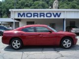 2008 Inferno Red Crystal Pearl Dodge Charger SXT AWD #15709093
