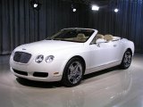 2007 Glacier White Bentley Continental GTC  #157123