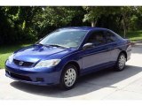 2004 Fiji Blue Pearl Honda Civic LX Coupe #15713497