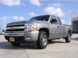 2008 Graystone Metallic Chevrolet Silverado 1500 LT Extended Cab #1558202