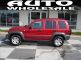 2007 Inferno Red Crystal Pearl Jeep Liberty Sport 4x4 #15716850