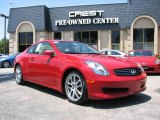 2007 Laser Red Infiniti G 35 Coupe #15718295