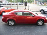 2008 Inferno Red Crystal Pearl Dodge Avenger SXT #15781770