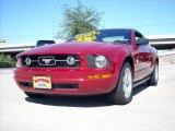 2009 Dark Candy Apple Red Ford Mustang V6 Premium Coupe #1533702