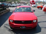 2008 Torch Red Ford Mustang V6 Deluxe Coupe #15781749