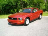 2009 Dark Candy Apple Red Ford Mustang V6 Coupe #15781605