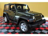 2007 Jeep Green Metallic Jeep Wrangler X 4x4 #15814110