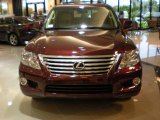 Noble Spinel Red Mica Lexus LX in 2009
