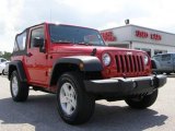 2009 Flame Red Jeep Wrangler X 4x4 #15808458