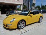 Speed Yellow Porsche 911 in 2008