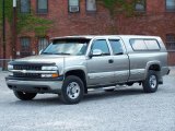 2000 Light Pewter Metallic Chevrolet Silverado 2500 LS Extended Cab 4x4 #15870449