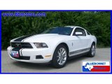 2010 Performance White Ford Mustang V6 Premium Coupe #15864376