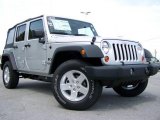 2009 Bright Silver Metallic Jeep Wrangler Unlimited X 4x4 #15862419