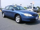 Medium Royal Blue Metallic Ford Taurus in 2002