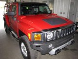 2008 Victory Red Hummer H3  #15877081
