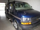 2004 Indigo Blue Metallic Chevrolet Express 1500 LS Passenger Conversion Van #15973838