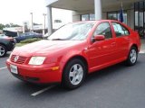 2001 Tornado Red Volkswagen Jetta GLS Sedan #15967636