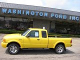 2001 Chrome Yellow Ford Ranger Edge SuperCab 4x4 #15971195