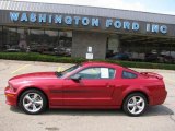 2008 Dark Candy Apple Red Ford Mustang GT/CS California Special Coupe #15971194