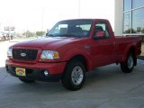 Torch Red Ford Ranger in 2008