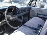 1985 Chevrolet C/K C10 Custom Deluxe Regular cab Blue/Gray Interior