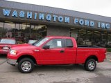 2007 Bright Red Ford F150 XLT SuperCab 4x4 #15971209