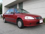 1999 Inza Red Pearl Honda Civic LX Sedan #16030148