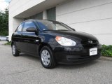 2008 Ebony Black Hyundai Accent GS Coupe #16030122
