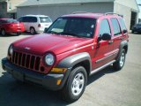 2007 Inferno Red Crystal Pearl Jeep Liberty Sport 4x4 #16020260