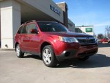 2009 Camellia Red Pearl Subaru Forester 2.5 X Premium #1597361