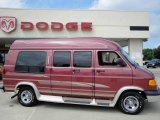 2001 Director Red Metallic Dodge Ram Van 1500 Passenger Conversion #16111463