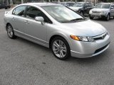 2007 Alabaster Silver Metallic Honda Civic Si Sedan #16093245