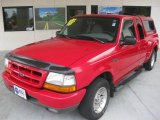 1999 Bright Red Ford Ranger XLT Extended Cab #16132567