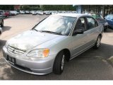 2002 Satin Silver Metallic Honda Civic LX Sedan #16146226