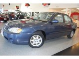 2002 Slate Blue Kia Spectra LS Sedan #16129110