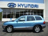Crystal Blue Hyundai Santa Fe in 2003