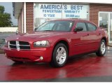 2007 Inferno Red Crystal Pearl Dodge Charger SXT #16219557