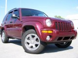 2003 Dark Garnet Red Pearl Jeep Liberty Limited 4x4 #16262841