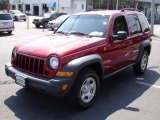 2007 Inferno Red Crystal Pearl Jeep Liberty Sport 4x4 #16211269