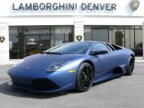 2009 Matte Blue Lamborghini Murcielago LP640 Coupe #16315443