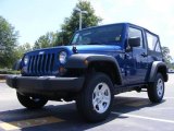 2009 Deep Water Blue Pearl Jeep Wrangler Unlimited X #16326500