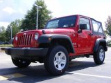 2009 Flame Red Jeep Wrangler X 4x4 #16326508