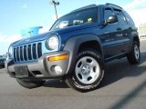 2003 Atlantic Blue Pearl Jeep Liberty Sport 4x4 #16326005