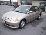 2003 Shoreline Mist Metallic Honda Civic Hybrid Sedan #16375865