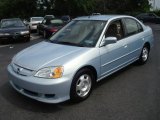 2003 Opal Silver Blue Metallic Honda Civic Hybrid Sedan #16373466