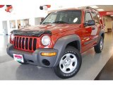 2002 Salsa Red Pearlcoat Jeep Liberty Sport #16382484