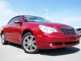 2008 Inferno Red Crystal Pearl Chrysler Sebring Limited Convertible #16319135