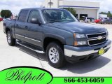 2006 Blue Granite Metallic Chevrolet Silverado 1500 Z71 Crew Cab 4x4 #16386145