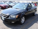 2006 Ebony Black Hyundai Sonata LX V6 #16382644